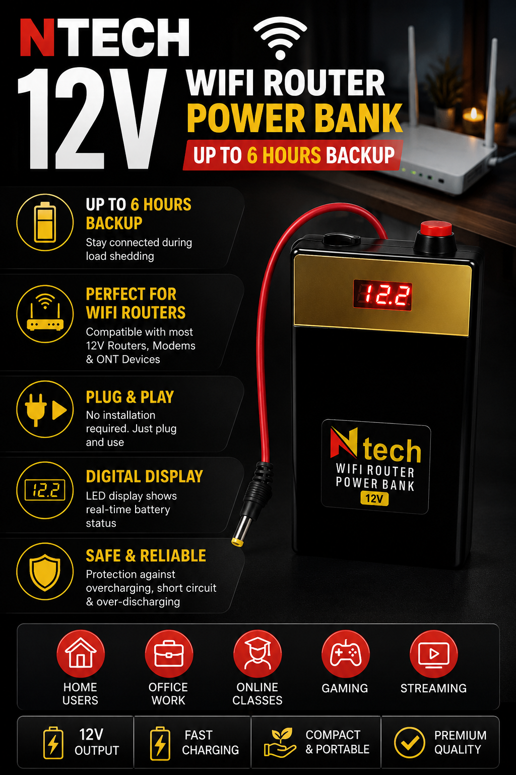 ROUTER POWERBANK 2000MAH